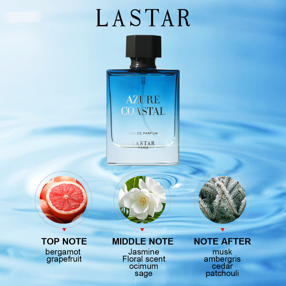 عطر رجالي LASTAR، زجاجتان بسعة - مراجعة Perfume Fragrance Gift Set وسعره