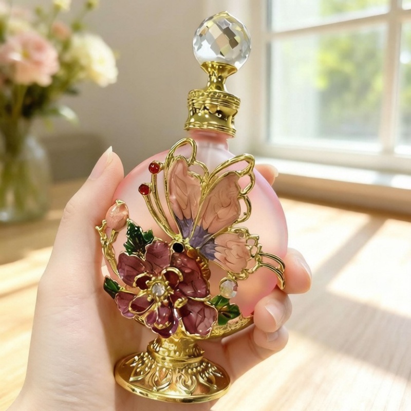 4 قطع زجاجات عطر فارغة بقاعدة  - مراجعة Perfume Fragrance Base وسعره